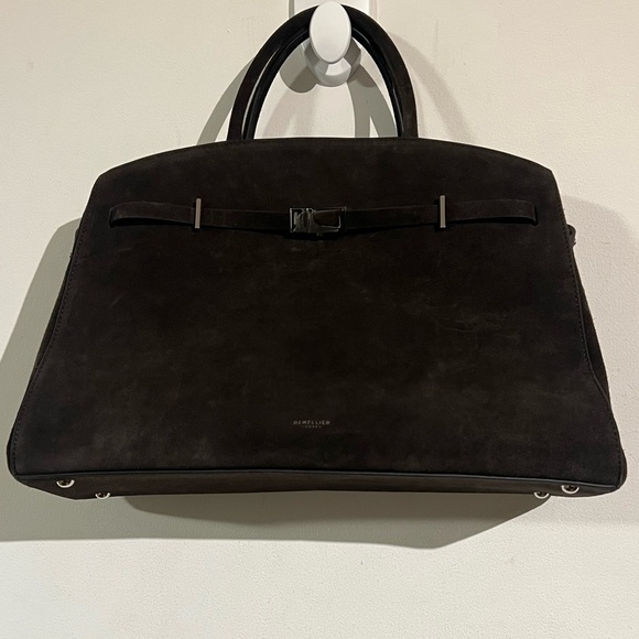 DeMellier Handbags - Demellier London x MVB Hudson suede tote bag